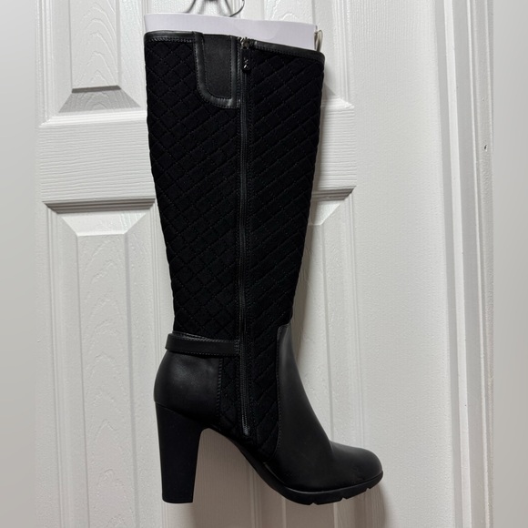 Anne Klein Sport Quilted Knee Boots - Picture 4 of 9